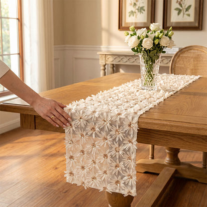 Tovaglia con nappe e motivi floreali in stile provenzale - image 1