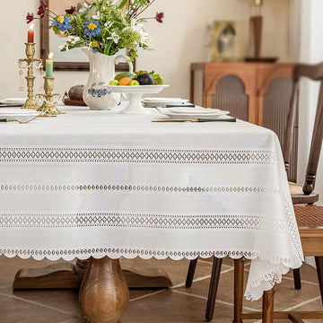Tovaglia rustica in pizzo mille spighe - 140cm x 300cm - image 0