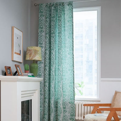 Tenda con motivo a gocce d'acqua in stile vintage - image 2