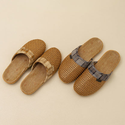 Pantofole da interno in rattan antiodore - image 1
