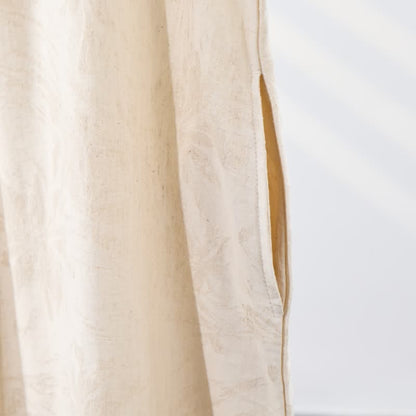 Camicia da notte senza maniche in puro cotone, stile minimalista - image 8