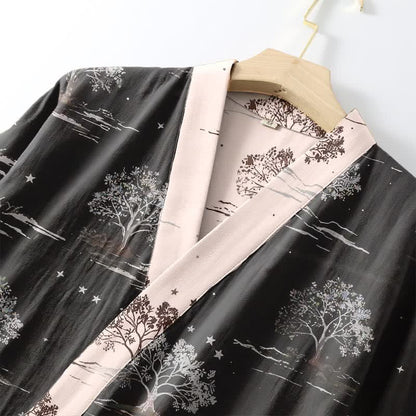 Kimono unisex in cotone color antracite - image 4