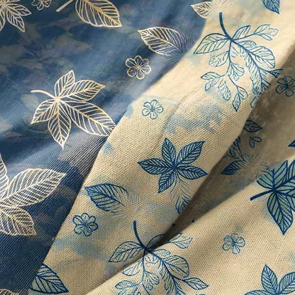 Kimono unisex in cotone con motivo a foglia d'acero - image 5