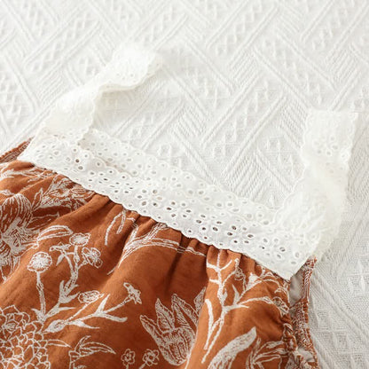 Set pigiama a 3 pezzi in puro cotone con fantasia floreale - image 7
