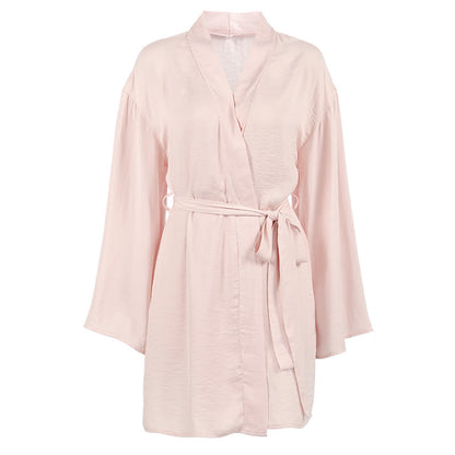 Completo kimono color rosa cipria - image 4
