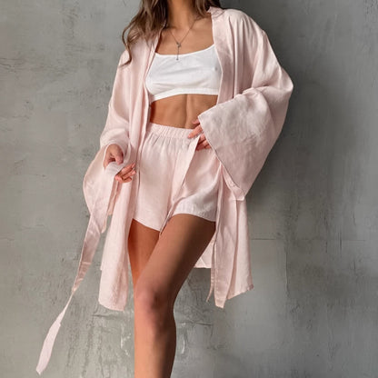 Completo kimono color rosa cipria - image 1