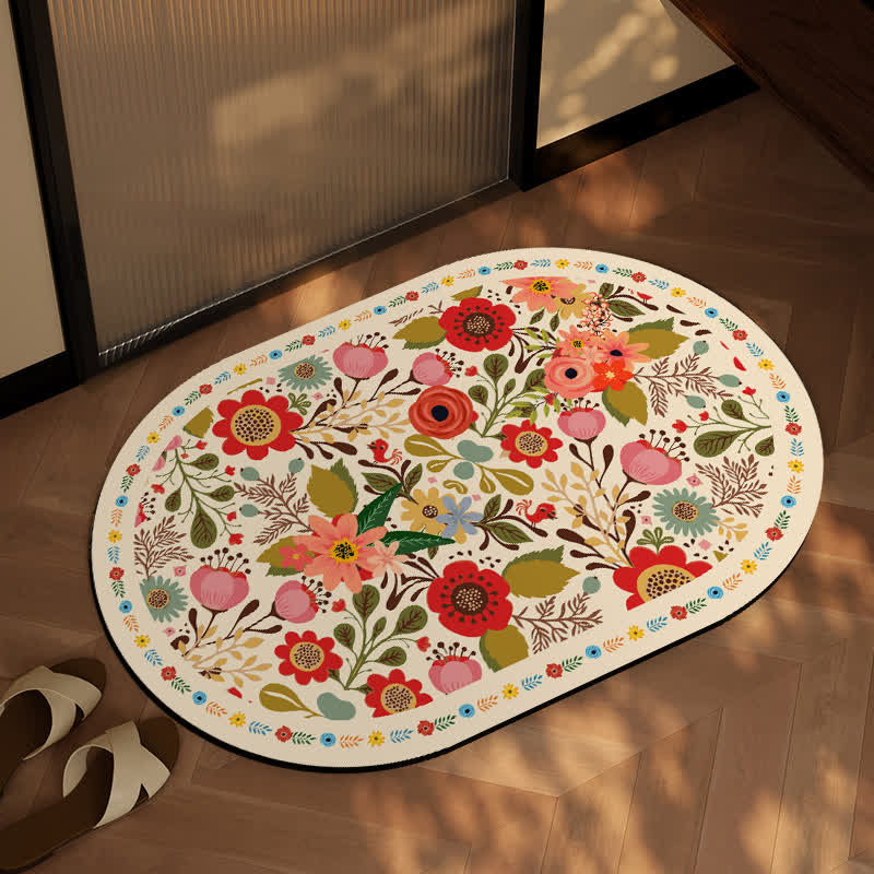 Tappetino antiscivolo Refresh Botanical Diatom Mud - Ellisse - 60 x 90cm - image 5