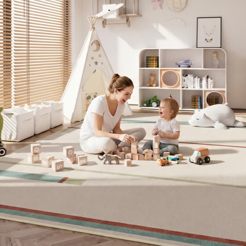 Tappeto minimalista lineare per bambini - image 2
