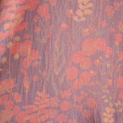 Kimono in garza di cotone con motivi botanici artistici - image 7