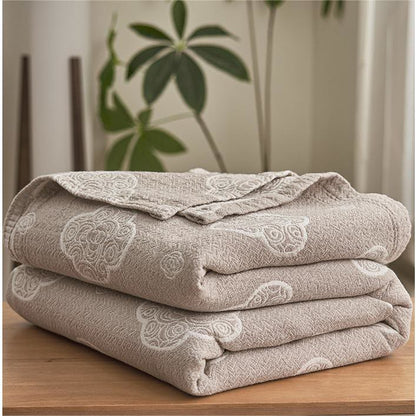 Trapunta a 3 strati in garza jacquard Ruyi Cloud orientale - image 2