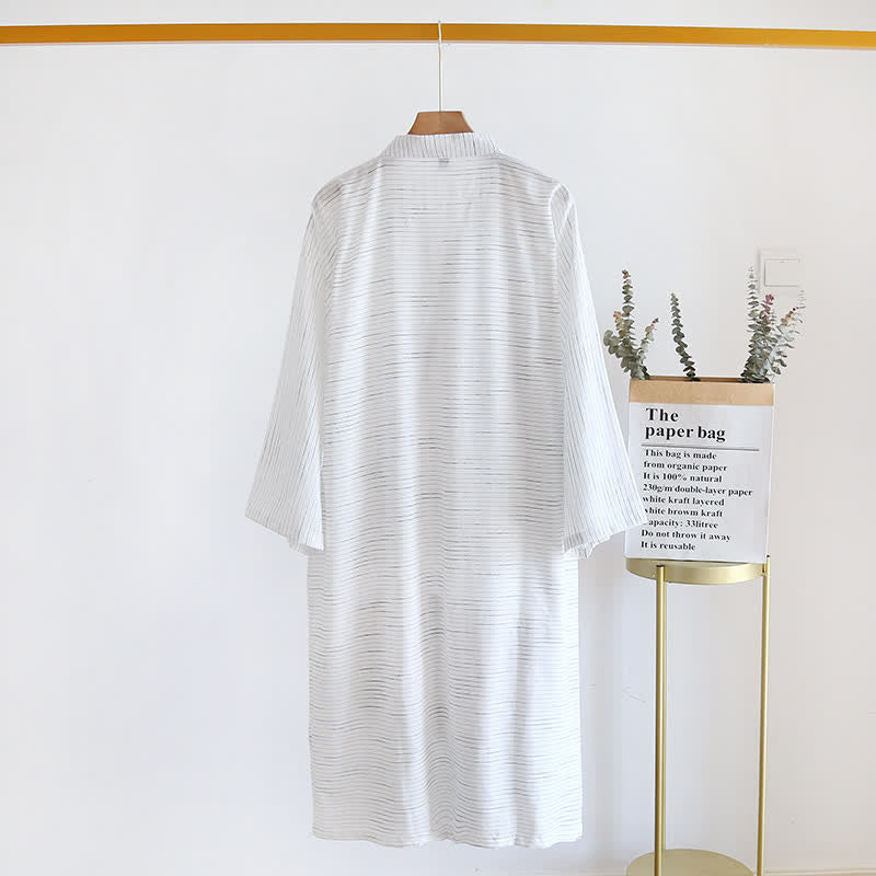 Kimono unisex in garza di cotone da casa - image 4