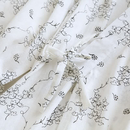 Kimono unisex in cotone con stampa floreale da casa - image 7
