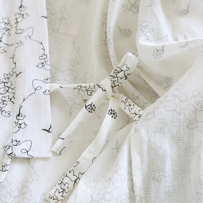 Kimono unisex in cotone con stampa floreale da casa - image 9