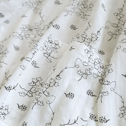 Kimono unisex in cotone con stampa floreale da casa - image 11