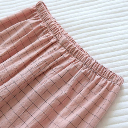 Pigiama kimono coordinato in cotone a righe per coppia - image 15