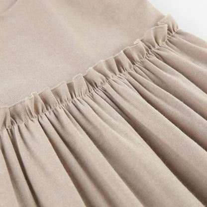Camicia da notte casual in cotone e lino con laccetti - image 9