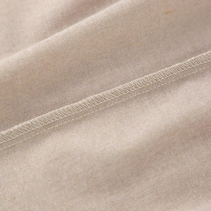 Camicia da notte casual in cotone e lino con laccetti - image 10
