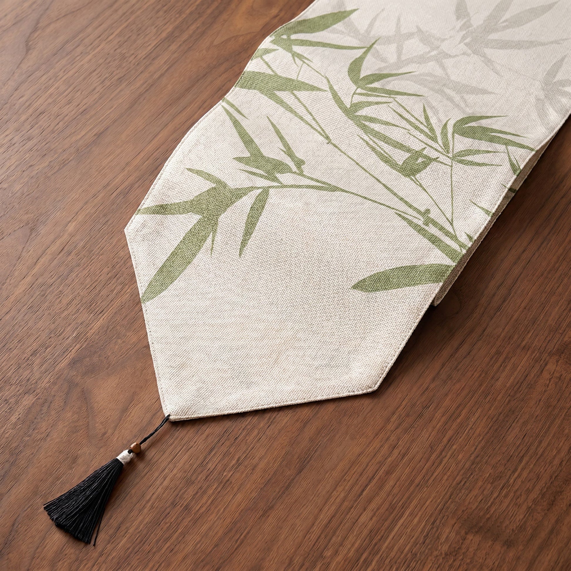 Runner da tavola Bamboo & Swallow con stampa a inchiostro - image 3