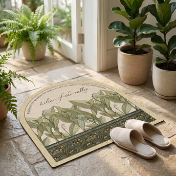 Tappeto vintage con motivo mughetto - 120cm × 140cm - image 0