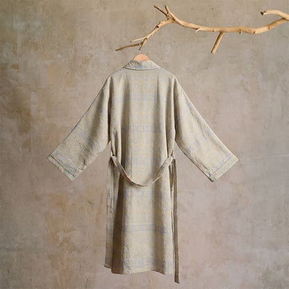 Kimono in cotone con stampa geometrica etnica - image 13