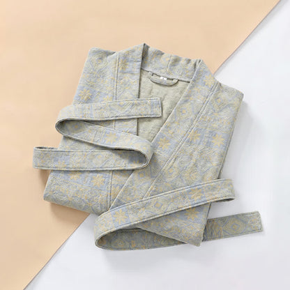 Kimono in cotone con stampa geometrica etnica - image 14