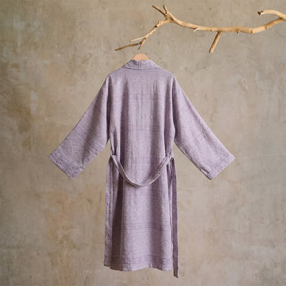 Kimono in cotone con stampa geometrica etnica - image 10