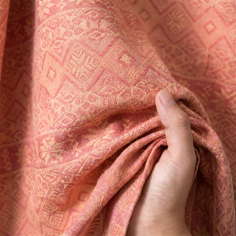 Kimono in cotone con stampa geometrica etnica - image 7