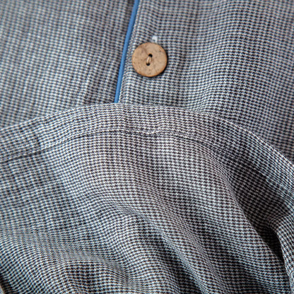 Completo pigiama minimalista in garza di mussola - image 8