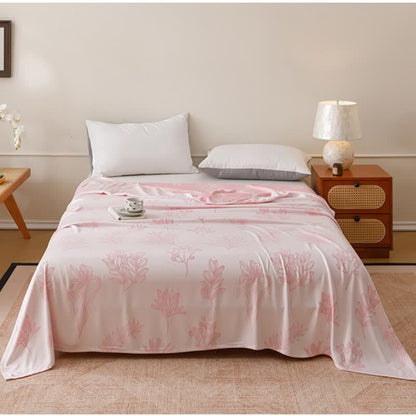 Trapunta in fibra di bambù con motivo botanico multicolore - Rosa - Matrimoniale - image 8