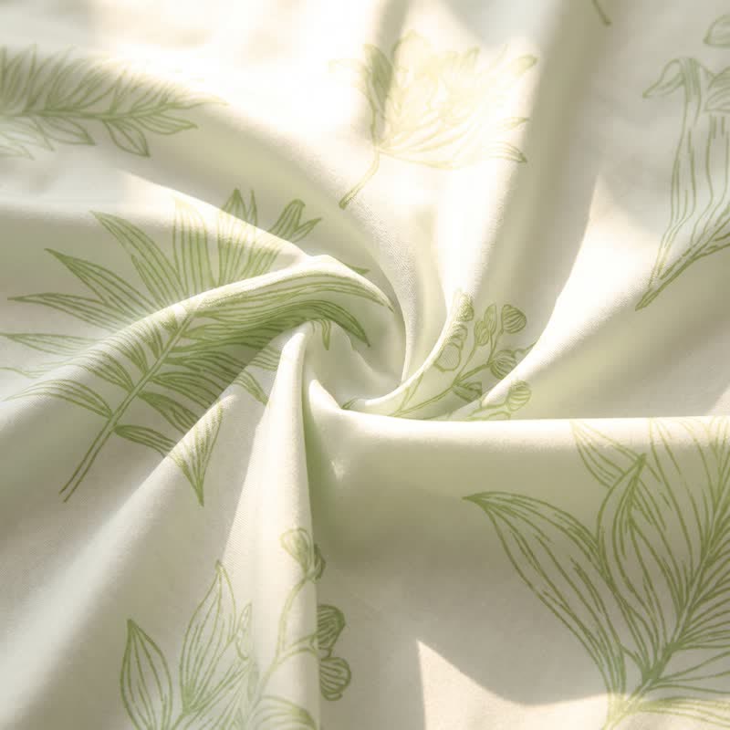 Trapunta in fibra di bambù con motivo botanico multicolore - image 6