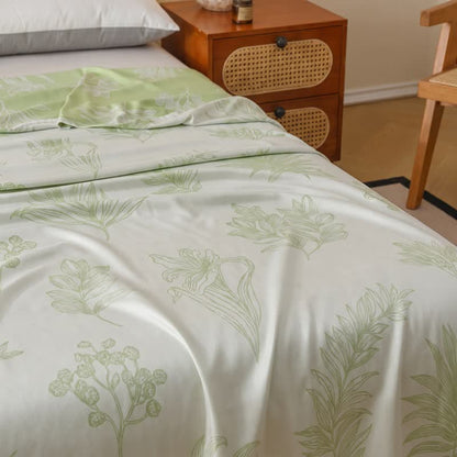 Trapunta in fibra di bambù con motivo botanico multicolore - image 3