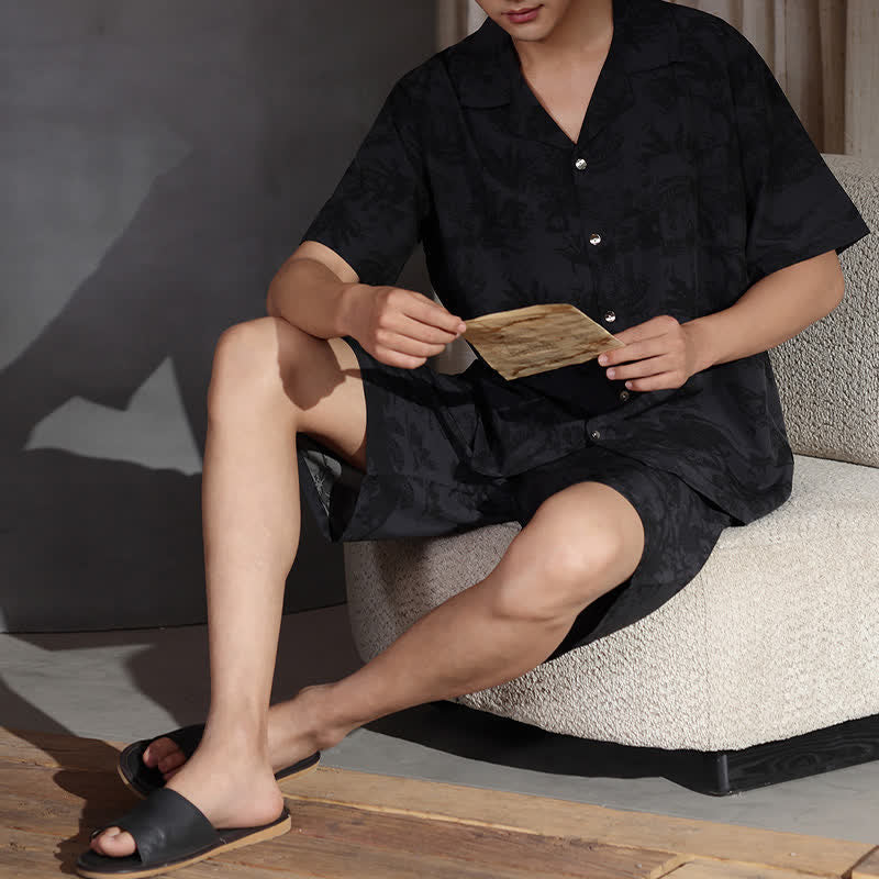 Set pigiama unisex con fantasia scura - image 2