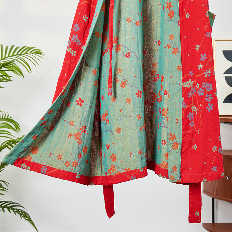 Accappatoio in mussola a maniche corte stile kimono - image 13