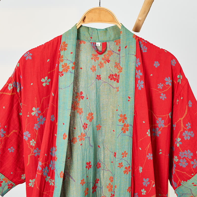 Accappatoio in mussola a maniche corte stile kimono - image 11