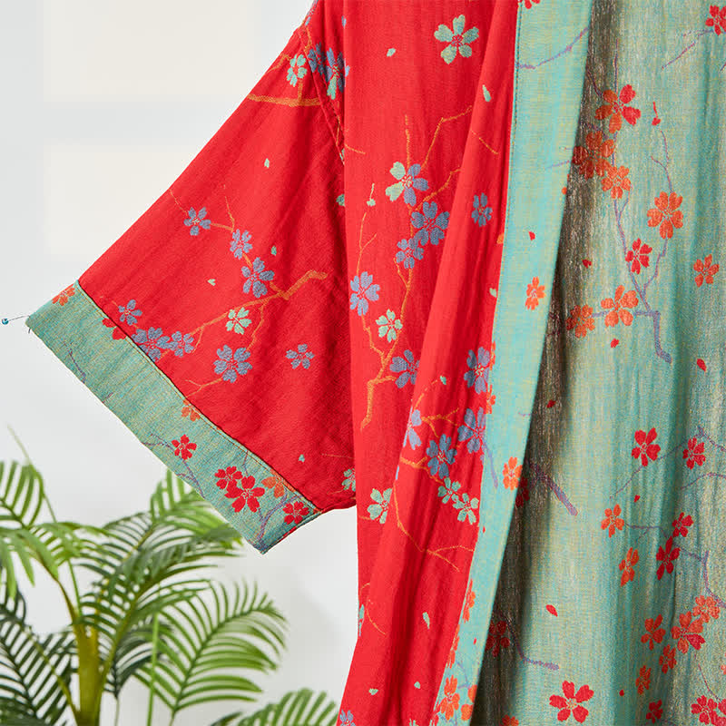 Accappatoio in mussola a maniche corte stile kimono - image 12