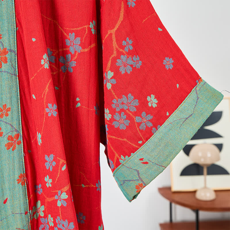 Accappatoio in mussola a maniche corte stile kimono - image 14