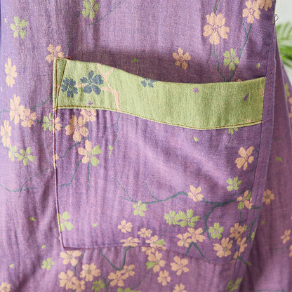 Accappatoio in mussola a maniche corte stile kimono - image 5