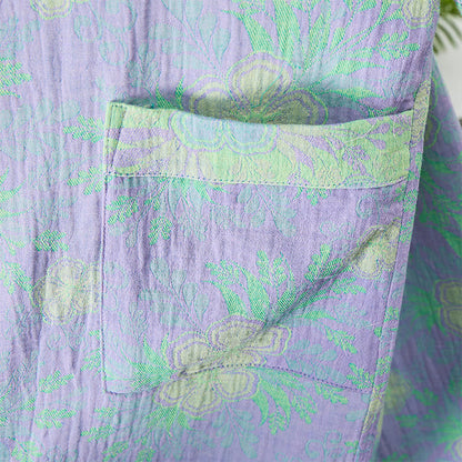 Kimono accappatoio Refresh in doppia garza con stampa floreale. - image 6