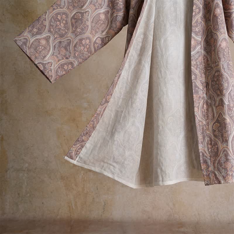 Kimono in garza di cotone stile boho vintage - image 5
