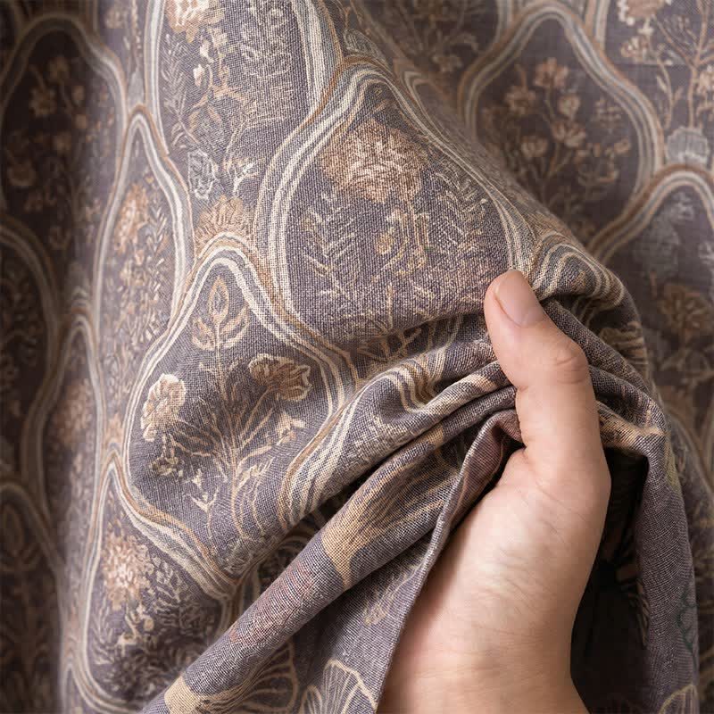 Kimono in garza di cotone stile boho vintage - image 8