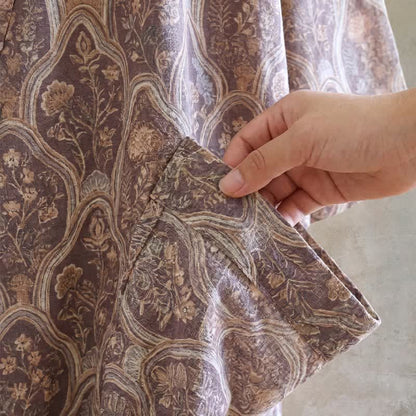 Kimono in garza di cotone stile boho vintage - image 7
