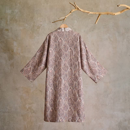 Kimono in garza di cotone stile boho vintage - image 3