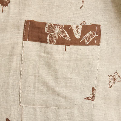 Elegante kimono in cotone con motivo a farfalla - image 13