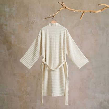 Kimono accappatoio in cotone a nido d'ape - image 13