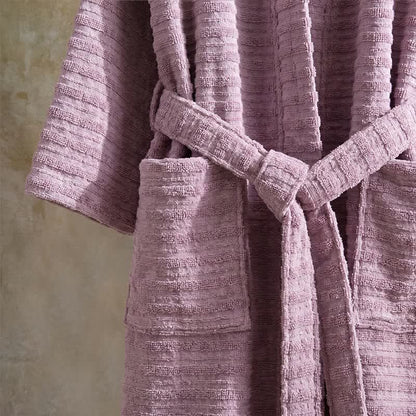 Kimono accappatoio in cotone a nido d'ape - image 5