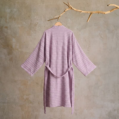 Kimono accappatoio in cotone a nido d'ape - image 2