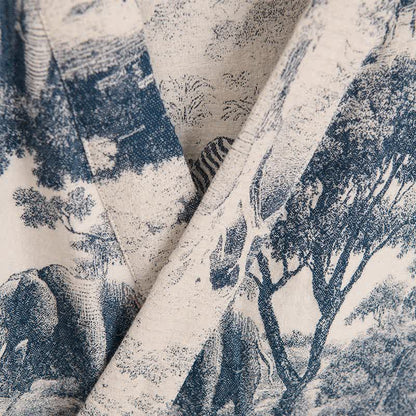 Kimono in cotone con stampa toile - image 3