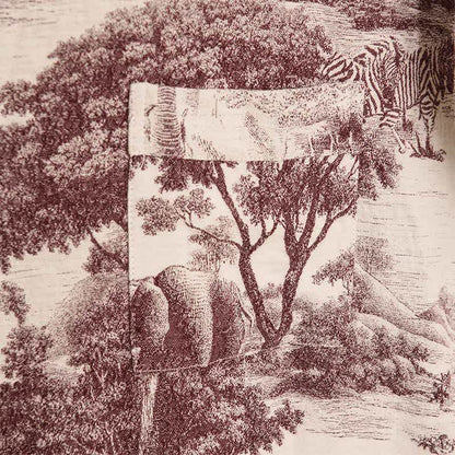 Kimono in cotone con stampa toile - image 13