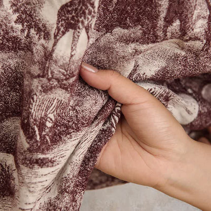 Kimono in cotone con stampa toile - image 18