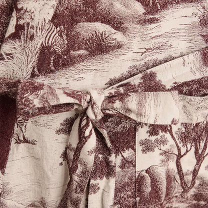 Kimono in cotone con stampa toile - image 14